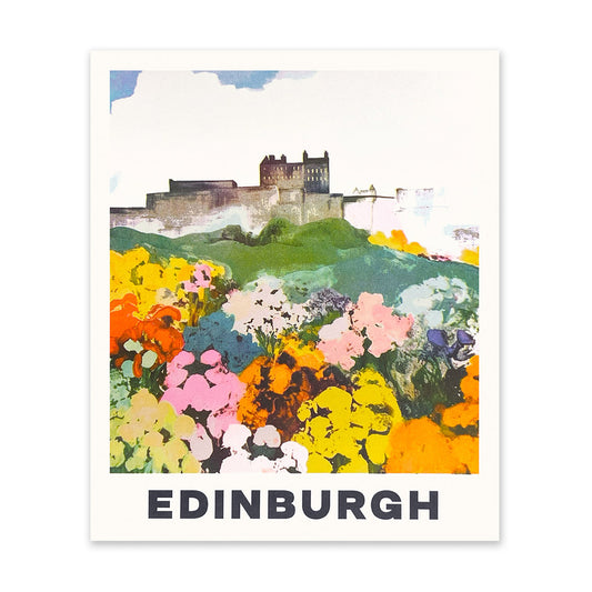 Edinburgh Castle 1 Riso Print (12x10)(11132)