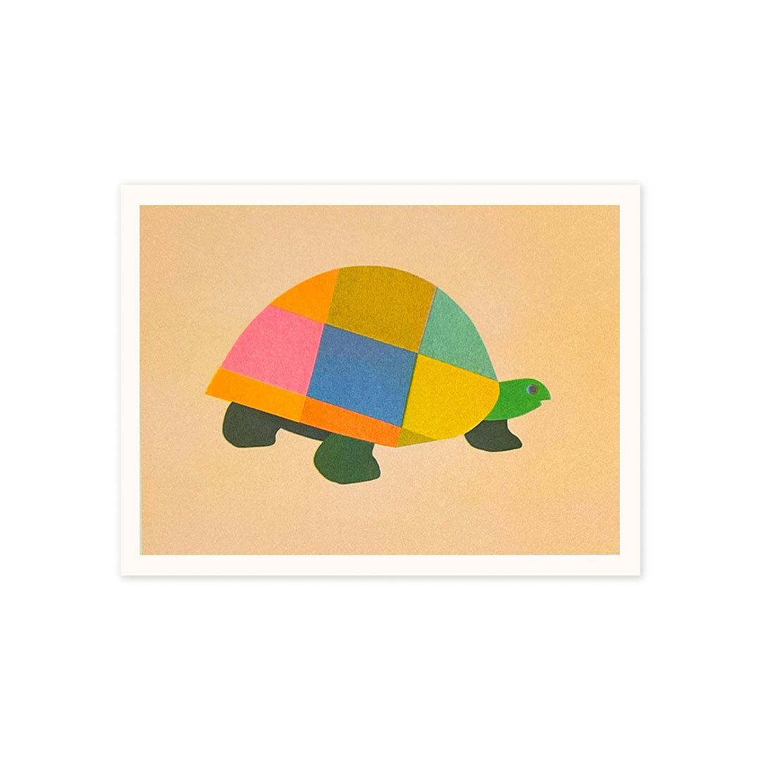 Patchwork Tortoise 2 Art Print (10917)