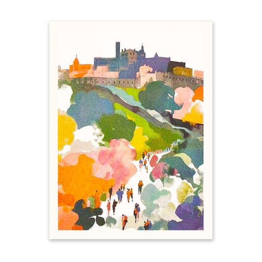 Edinburgh 2 Riso Print (8x6)(11127)