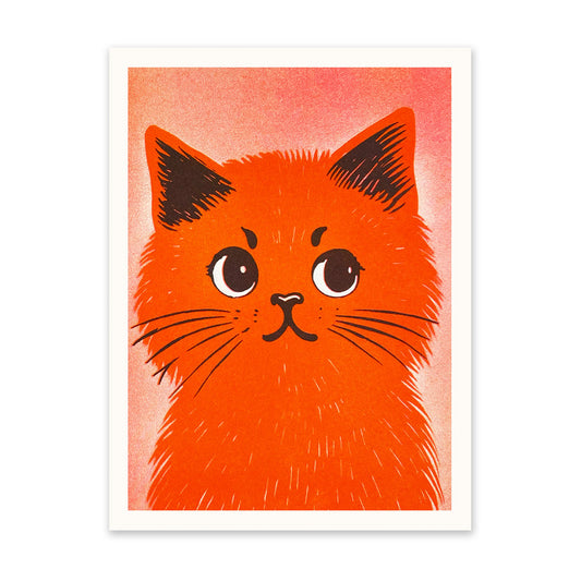Midcentury Kitty 1 Art Print (11224)