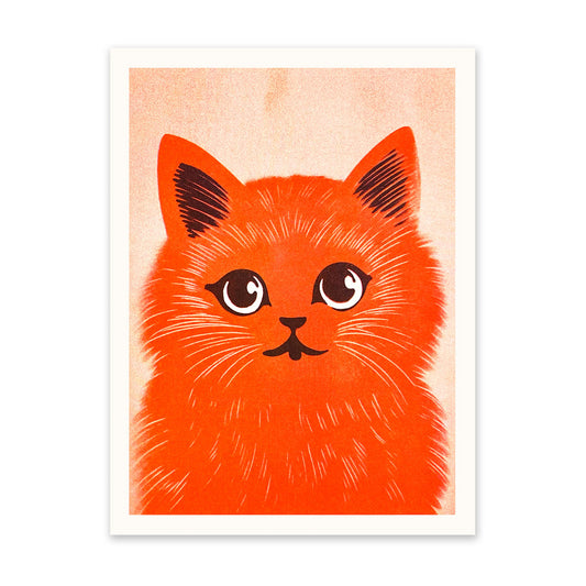Midcentury Kitty 2 Art Print (11225)