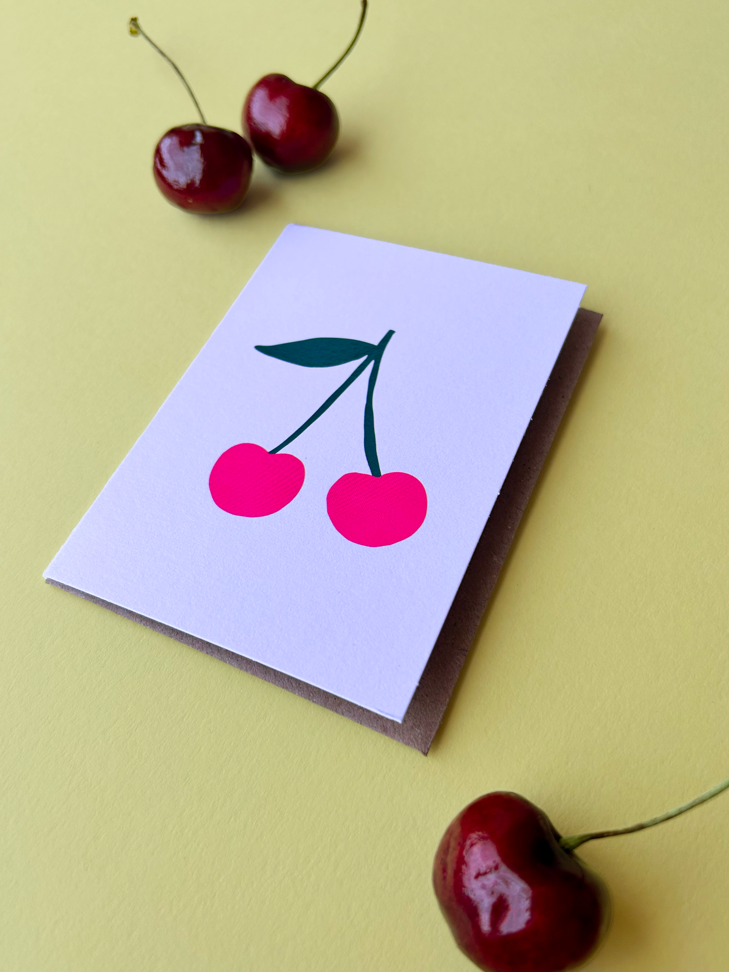 Cherries Mini Greeting Card (14378)
