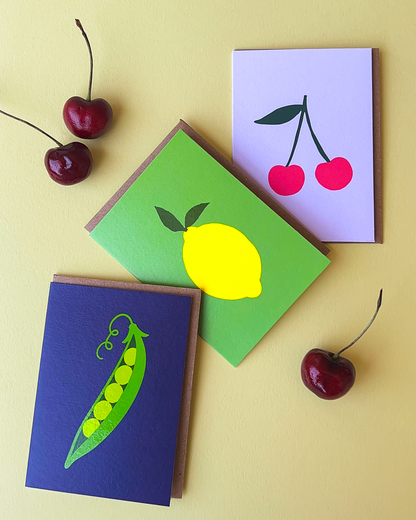 Lemon Mini Greeting Card (14380)