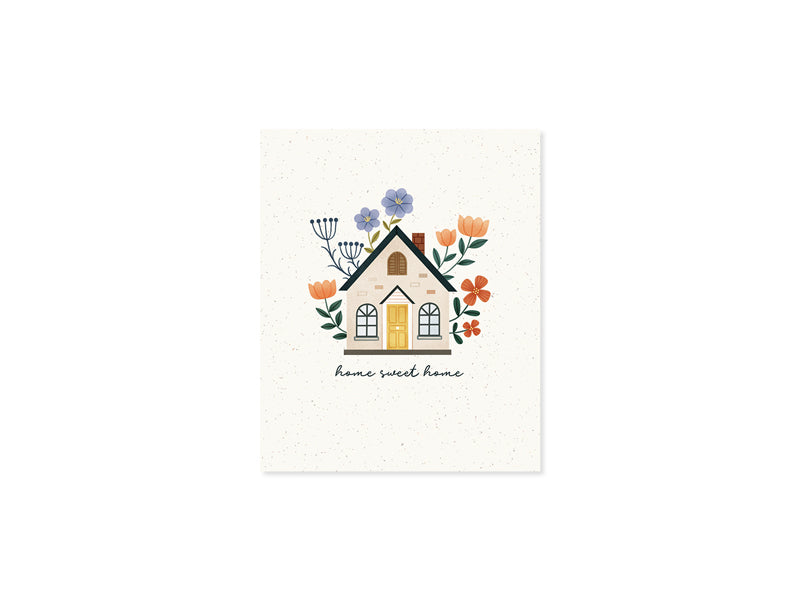 Home Sweet Home 3D Layer Greeting Card (9337)