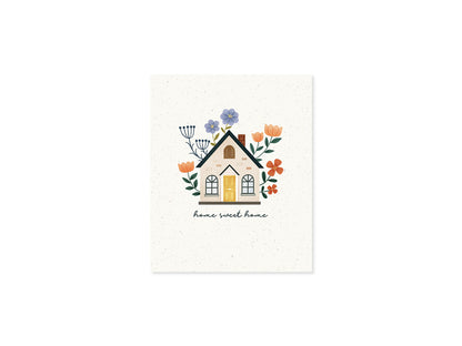 Home Sweet Home 3D Layer Greeting Card (9337)