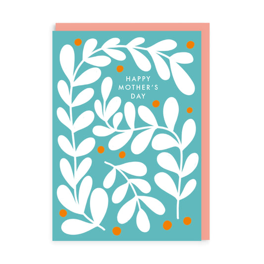 Happy Mother's Day Leaves Greeting Card