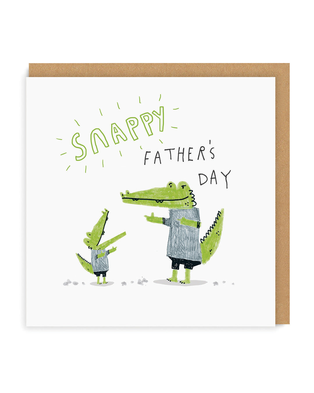 Snappy Father's Day Square Greeting Card