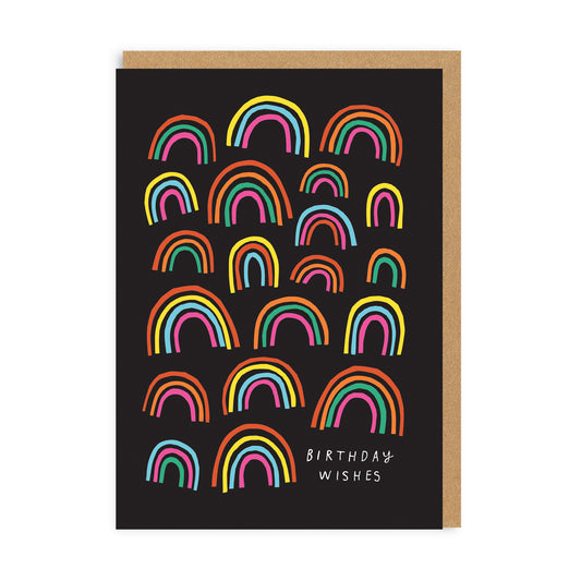 Birthday Wishes Rainbow Greeting Card