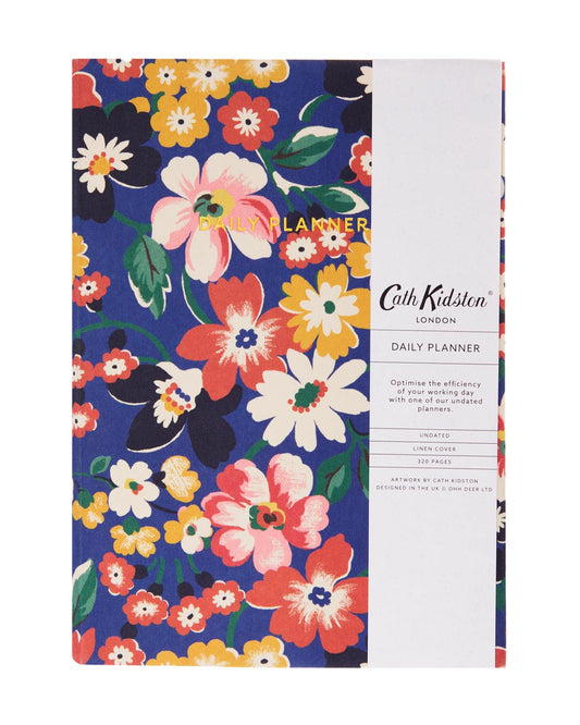 Cath Kidston Autumn Blue Bright Floral Daily Planner