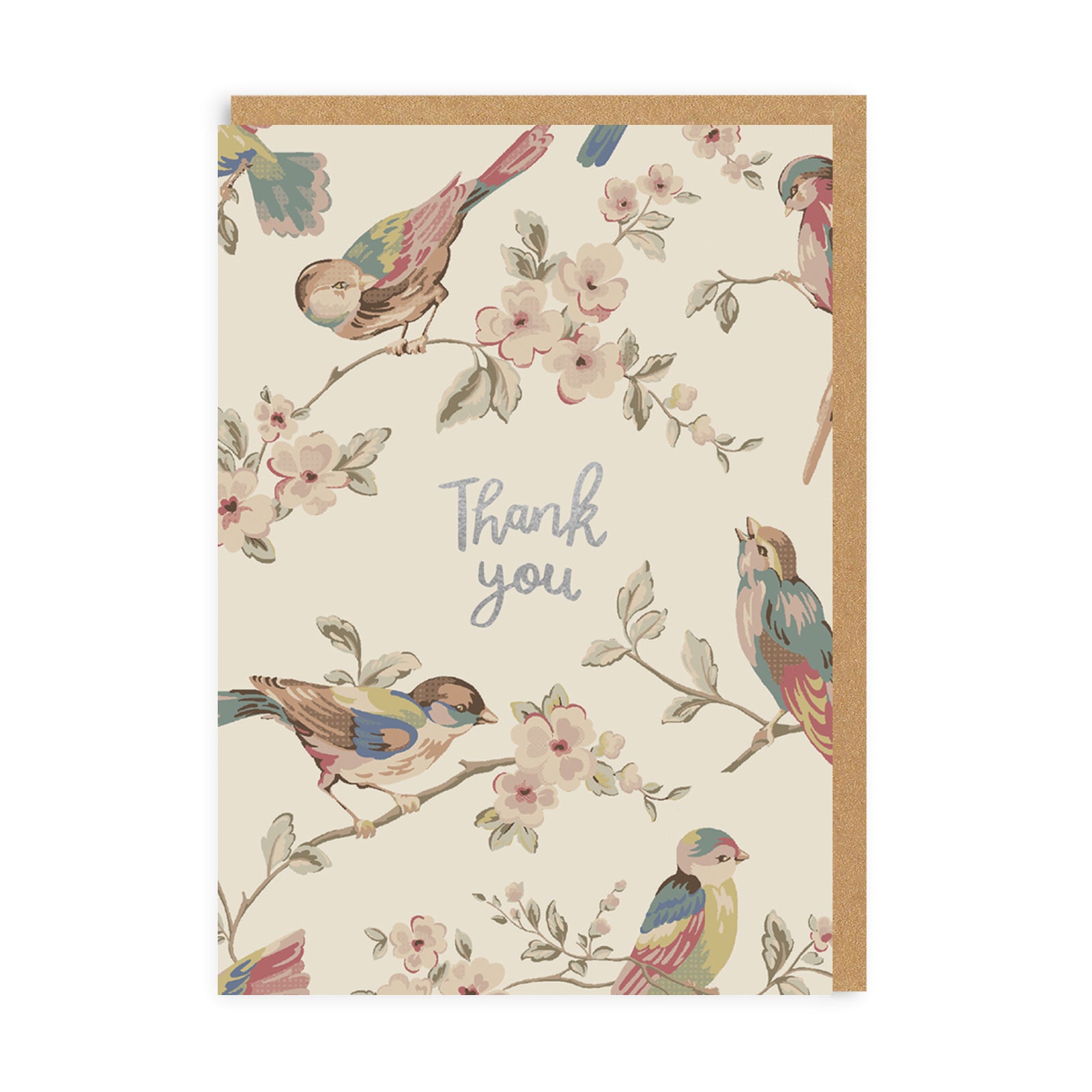 Thank You Bird Card A6+ Greeting Card