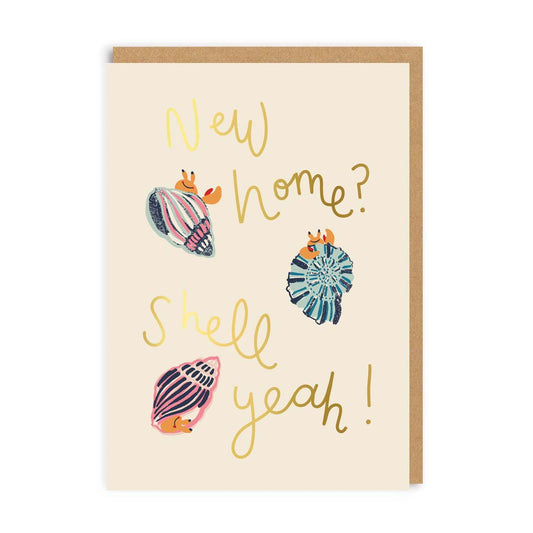 Cath Kidston New Home? Shell Yeah! Greeting Card