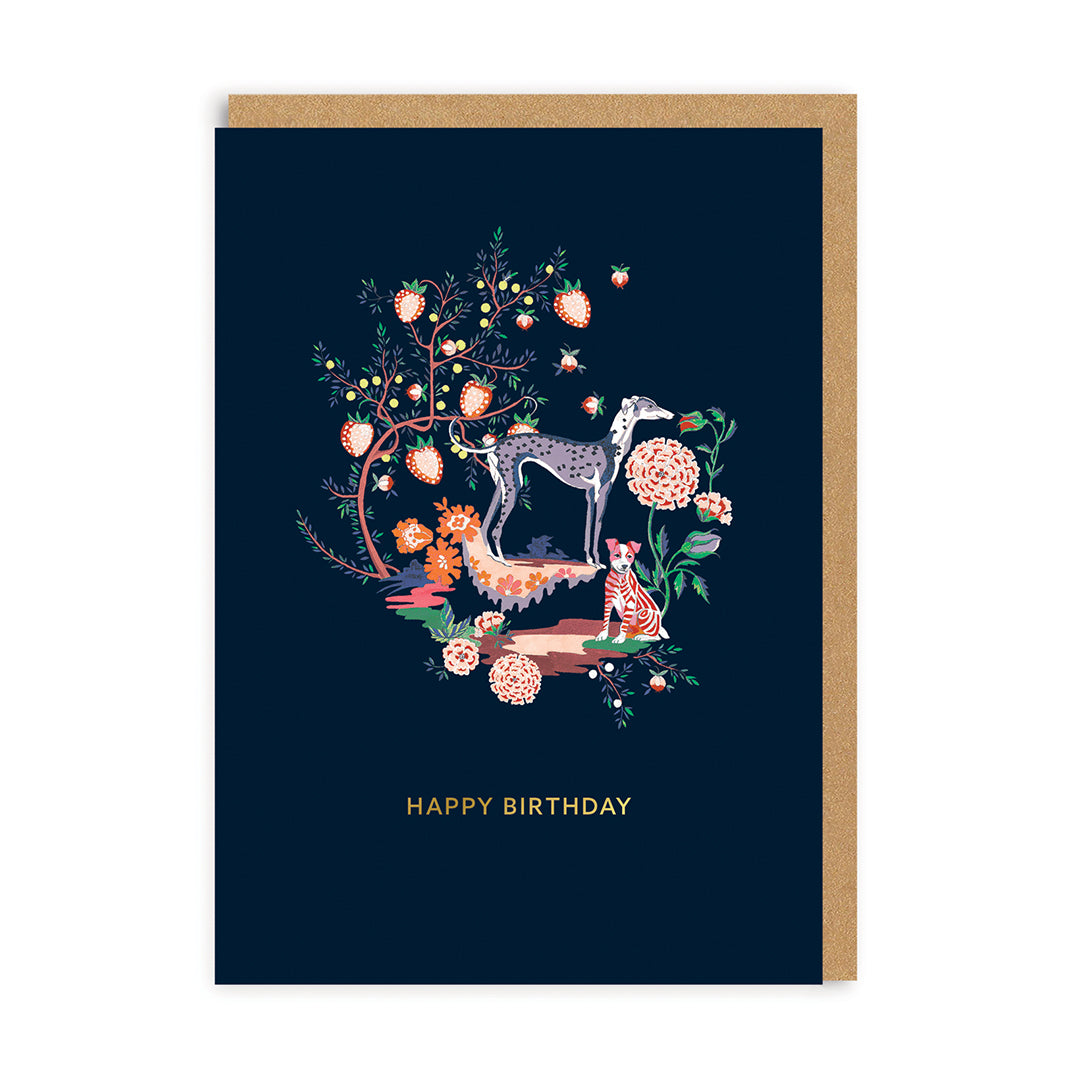 Cath Kidston Happy Birthday Painted Kingdom Greeting Card