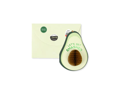 Avocado 3D Pop Up Greeting Card