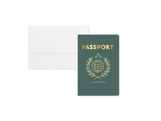 Passport 3D Pop Up Greeting Card (9395)