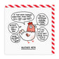 Mother Hen Square Greeting Card