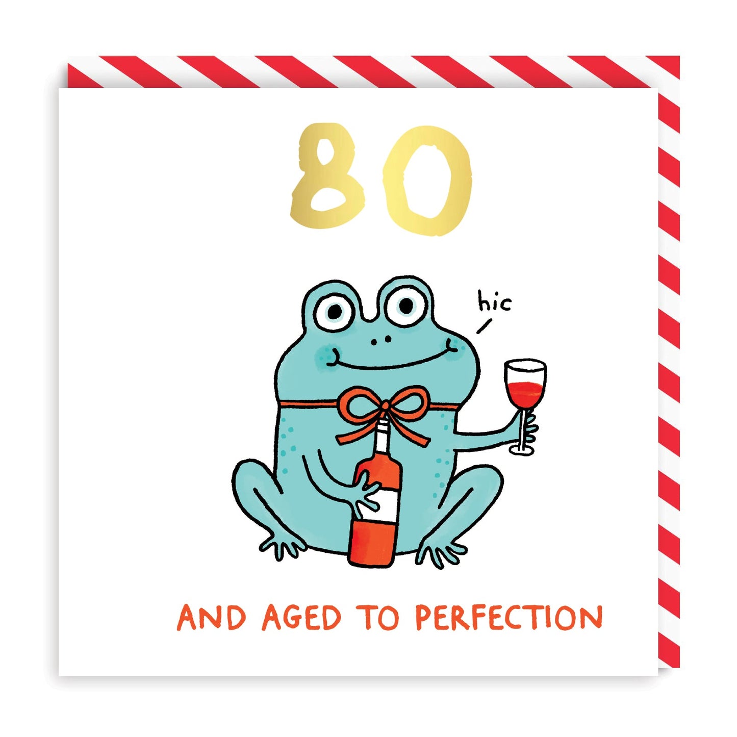 Aged To Perfection 80th Birthday Card