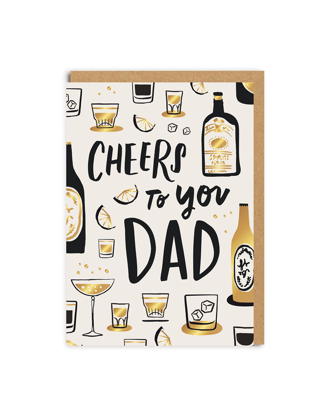 Cheers To You Dad Greeting Card