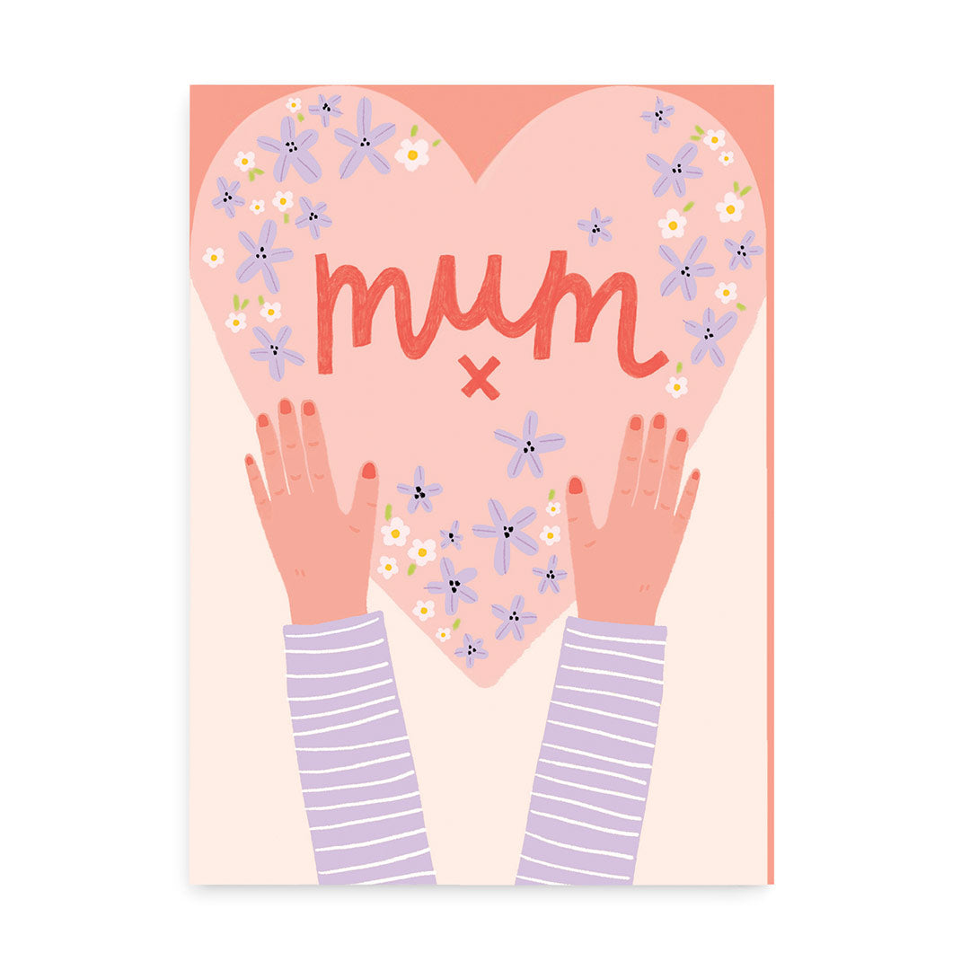 Mum Heart Greeting Card