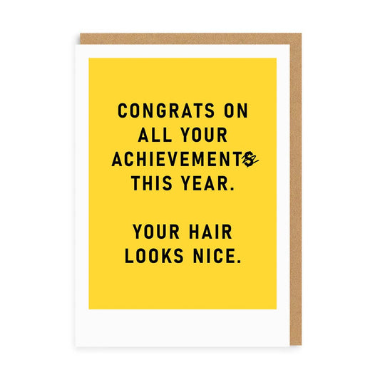 All your Achievement Greeting Card