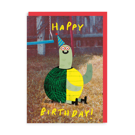 Tortoise Playground Birthday Card