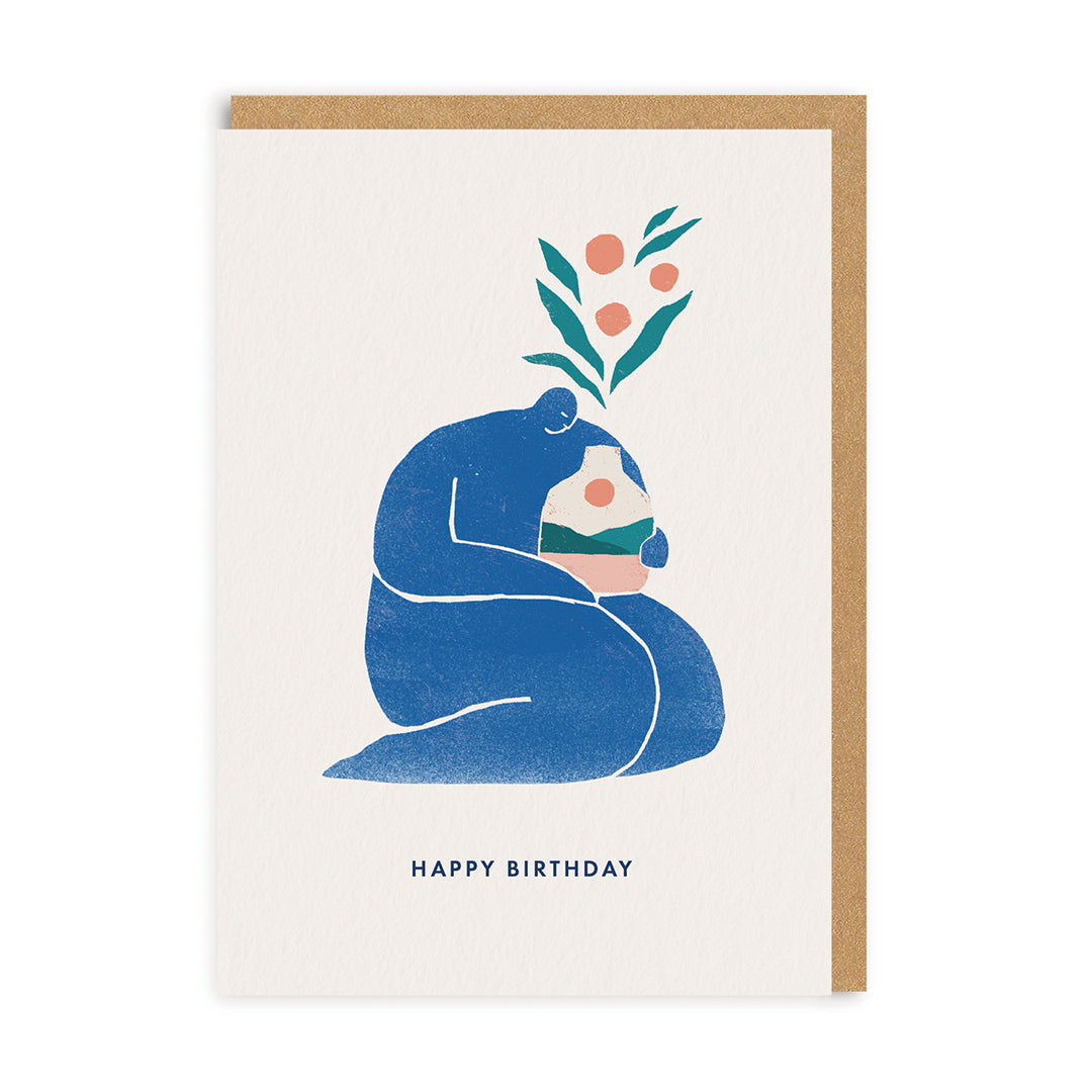 Happy Birthday Figure Greeting Card