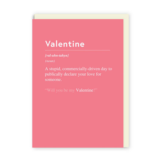 Valentine, Commercially Driven Day Greeting Card