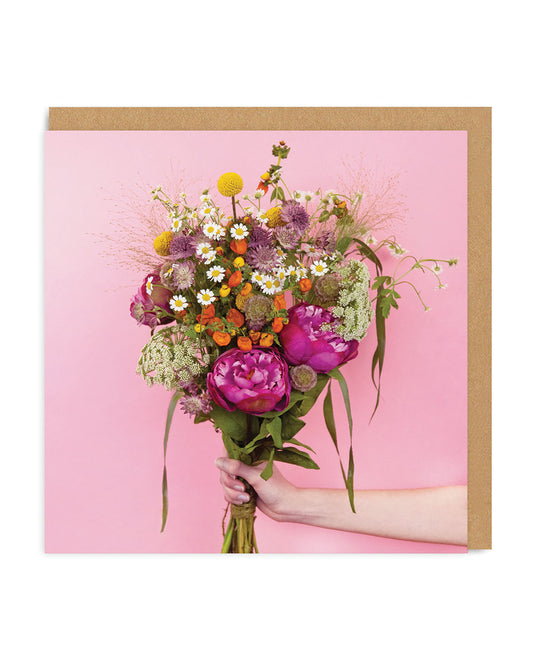 Bouquet Square Greeting Card