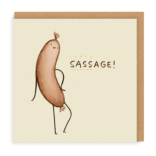 Sassage Greeting Card