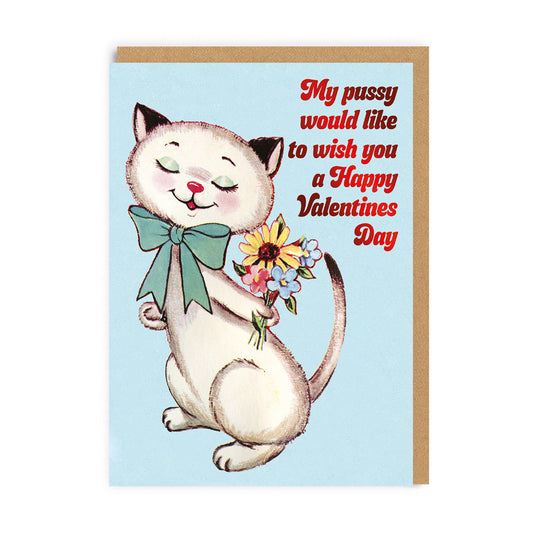 My Pussy Valentine's Day Card