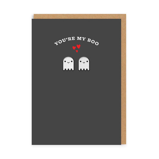 Ghosts, You're My Boo Woven Patch Card