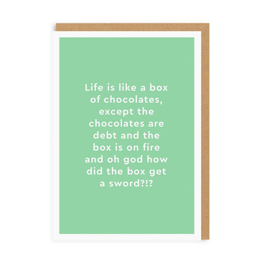 Box of Chocolates Greeting Card