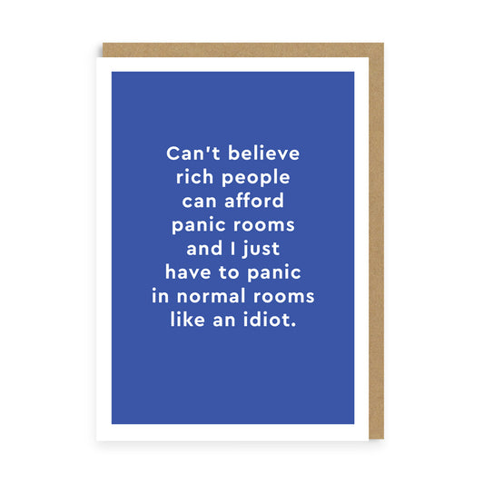 Panic Rooms Greeting Card
