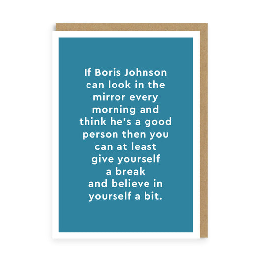 Boris Johnson (No Swear) Greeting Card