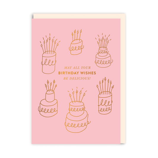 Delicious Birthday Wishes Greeting Card