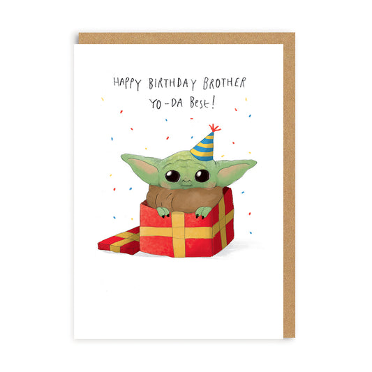 Brother - Yo-da best! Birthday Greeting Card