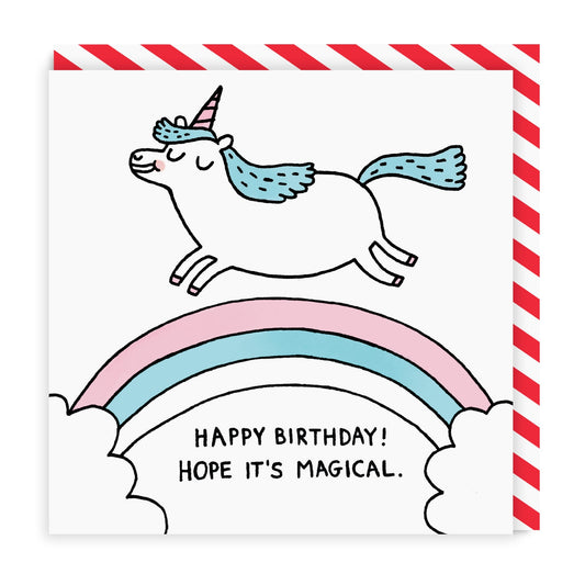 Magical Birthday Square Greeting Card (925)