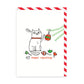 Oops Cat Merry Christmas Greeting Card