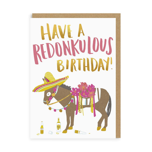 Redonkulous Birthday Greeting Card