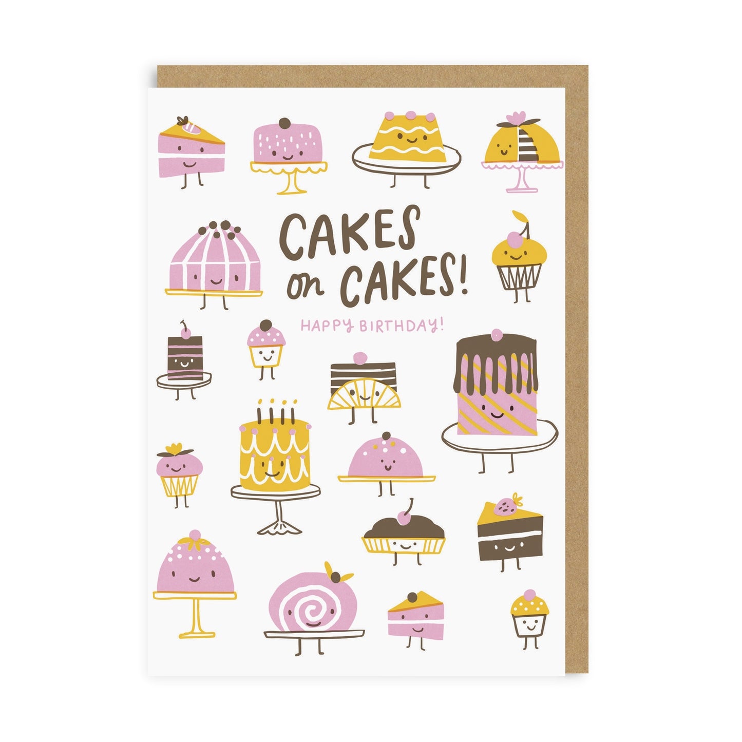 Cakes On Cakes Greeting Card