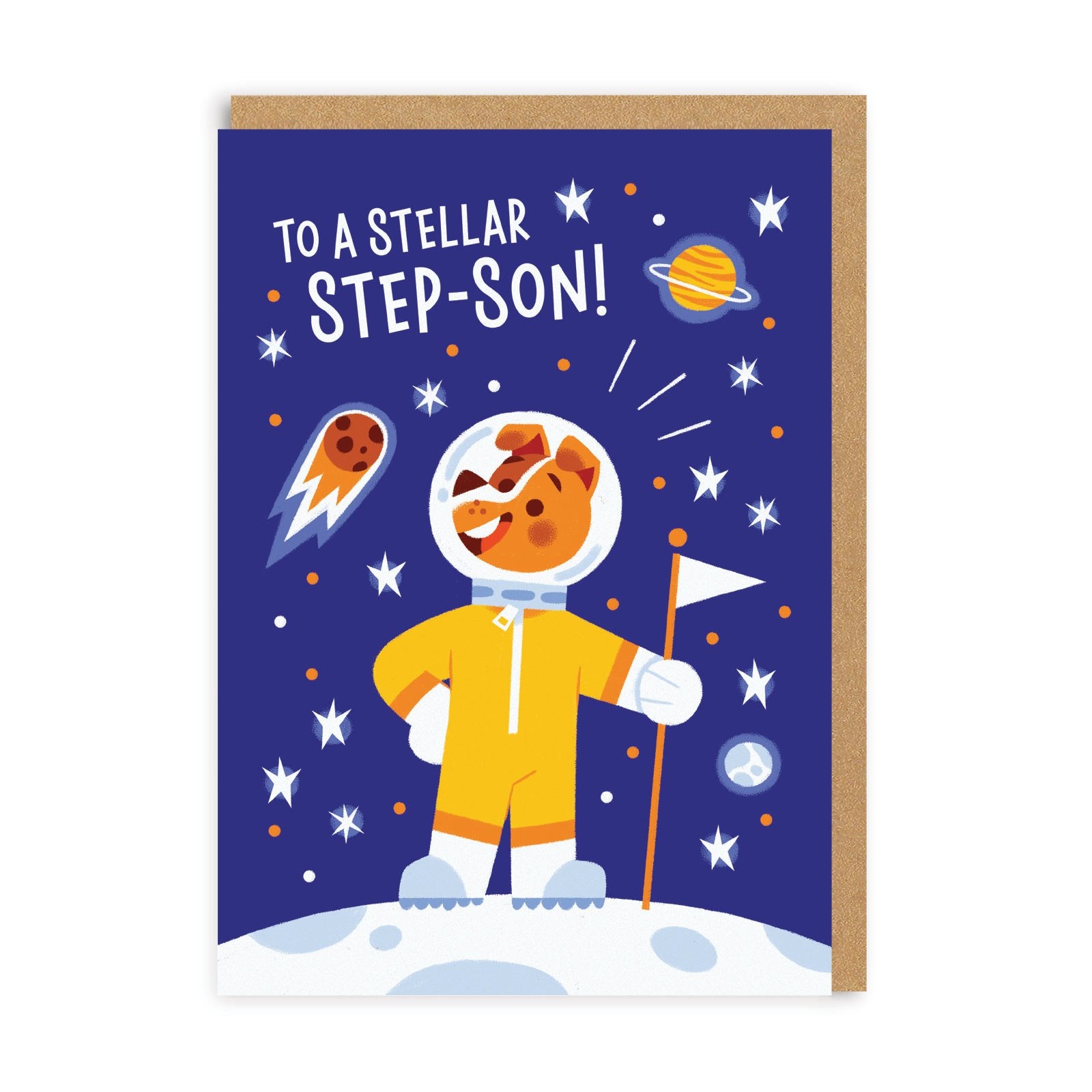 Stellar Step-Son Greeting Card