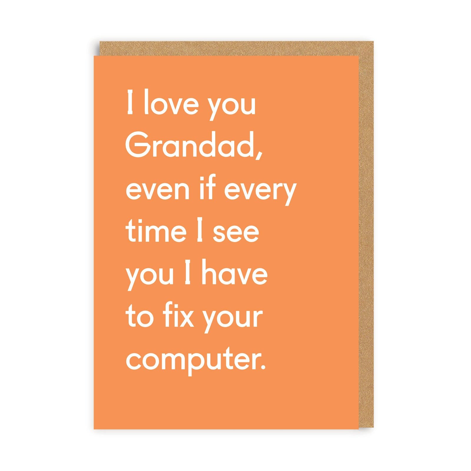 I Love You Grandad Greeting Card