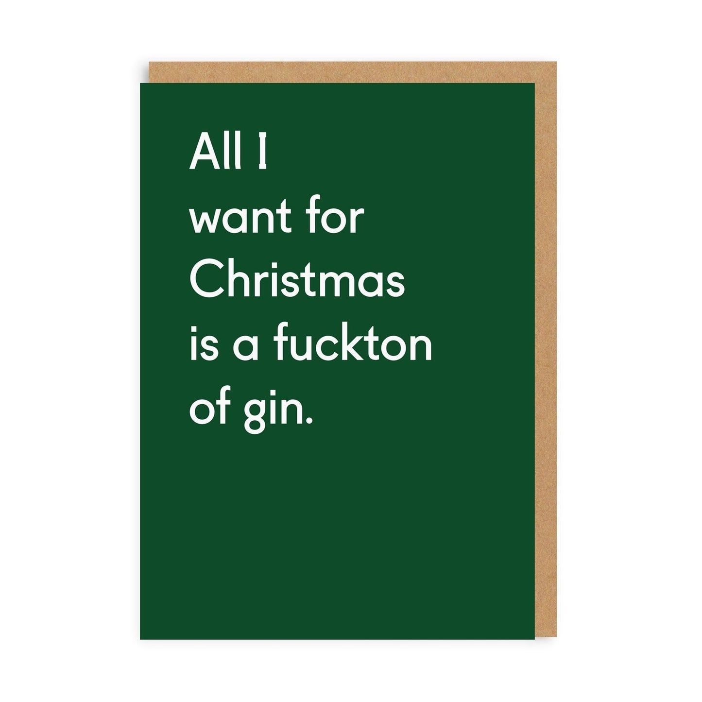 F*ckton Of Gin Christmas Card (3553)